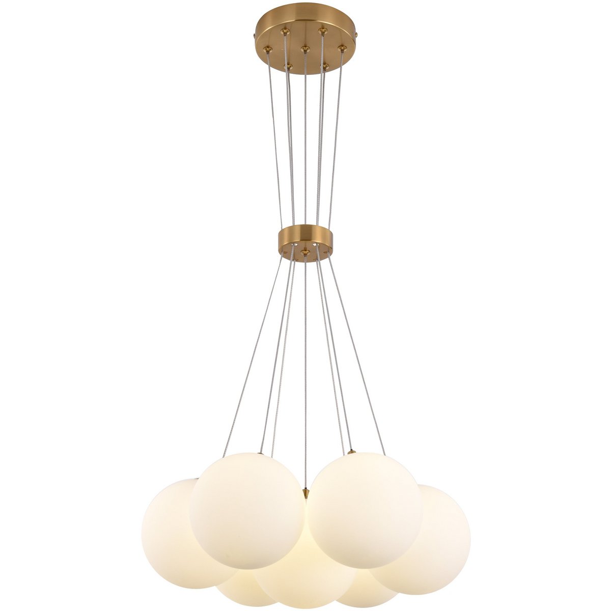 Hanglamp Luna White Gold 7-Licht