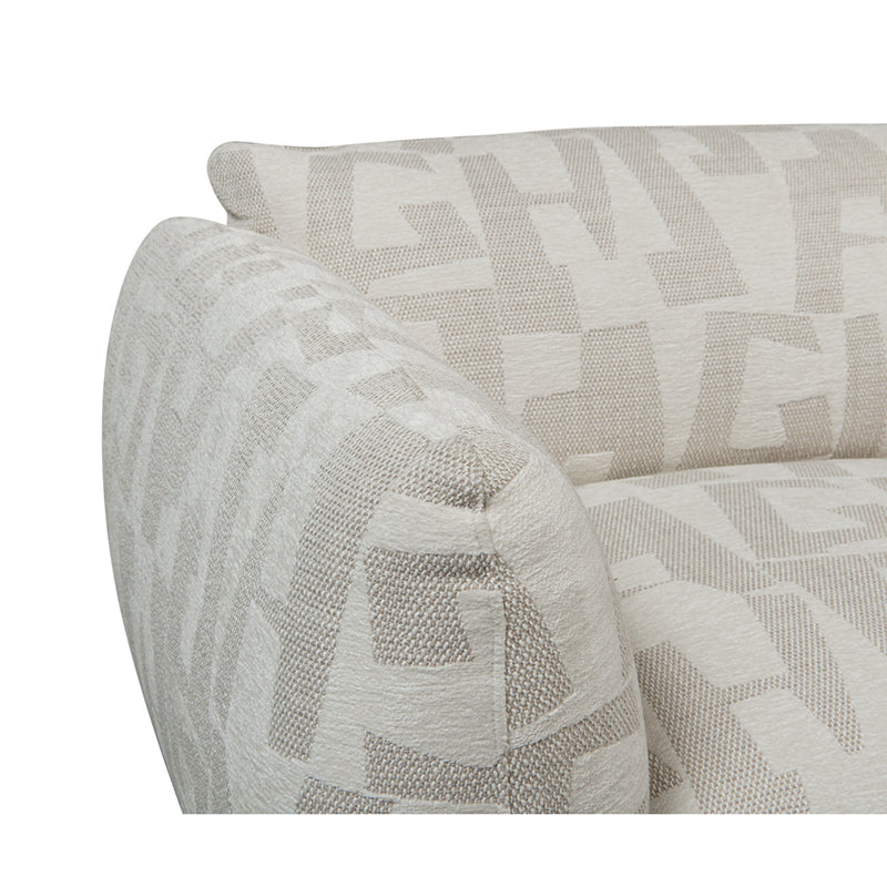 Sofa Serenity 2,5 zits + Lounge - Sand Maze