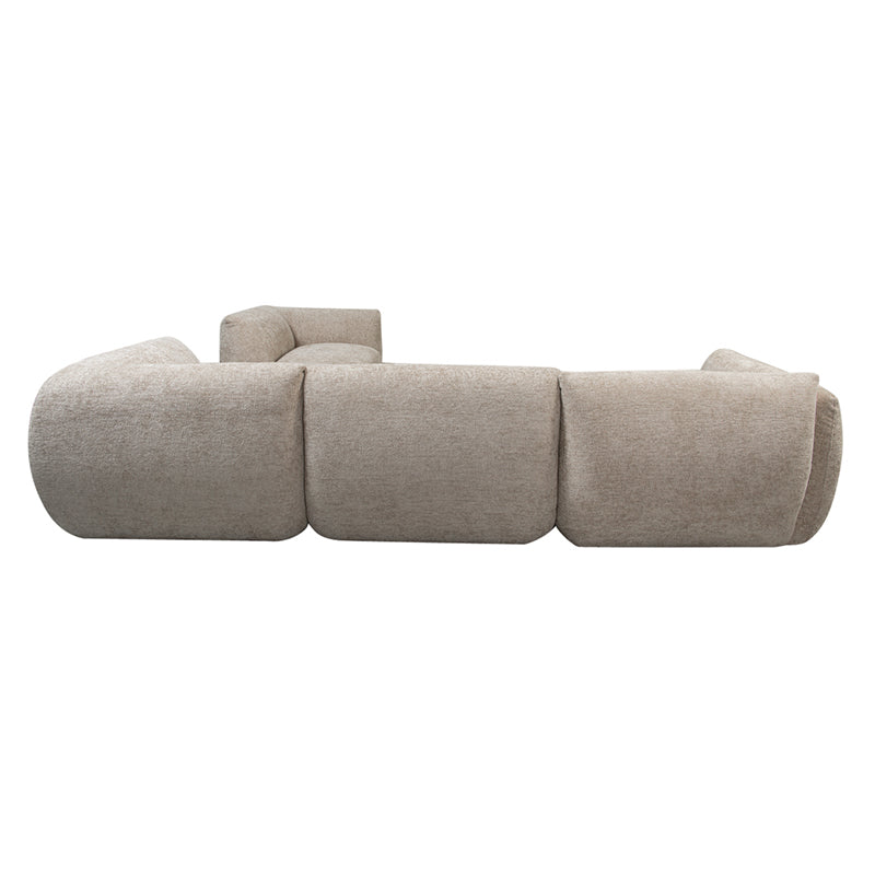 Sofa Serenity 5 zitshoekbank - Latte