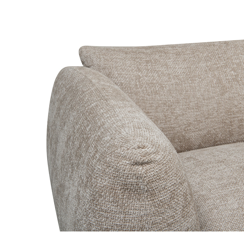Sofa Serenity 5 zitshoekbank - Latte