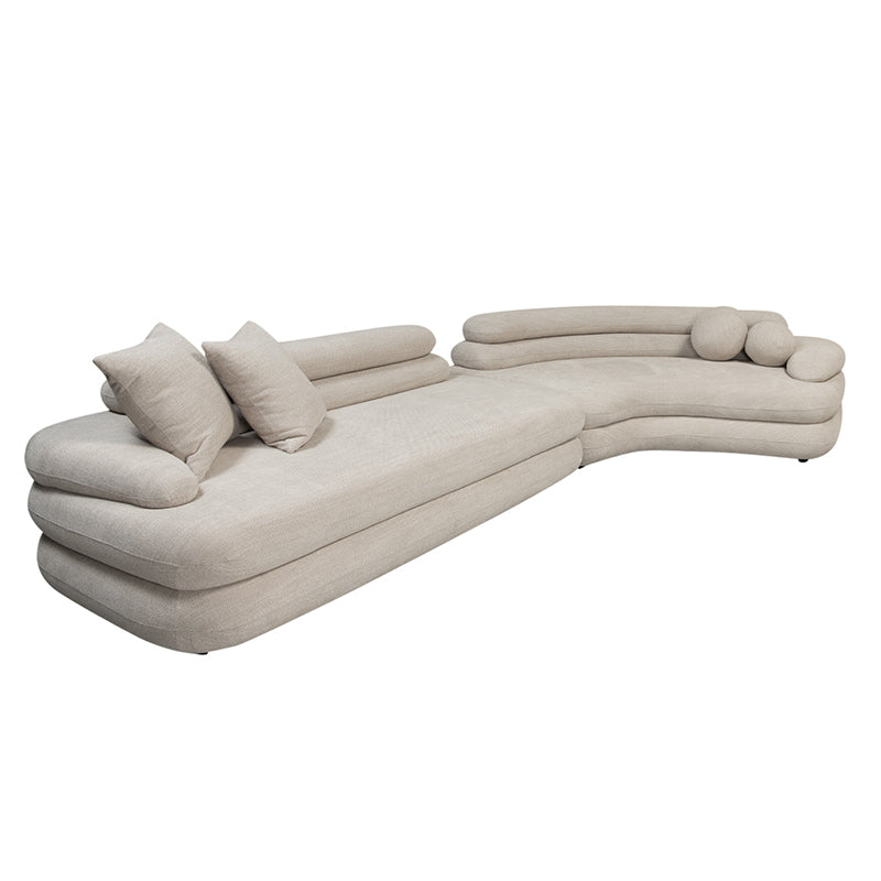 Sofa Wave 6 zitsbank - Beige