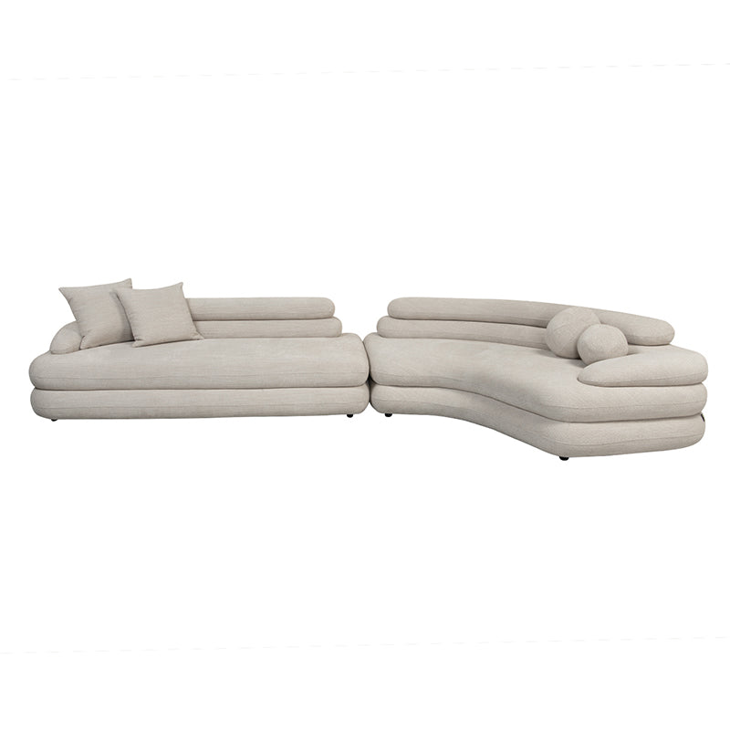 Sofa Wave 6 zitsbank - Beige