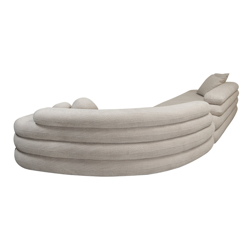 Sofa Wave 6 zitsbank - Beige
