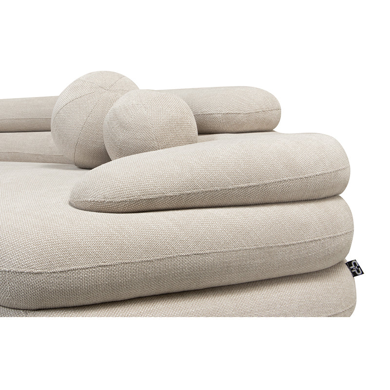 Sofa Wave 6 zitsbank - Beige
