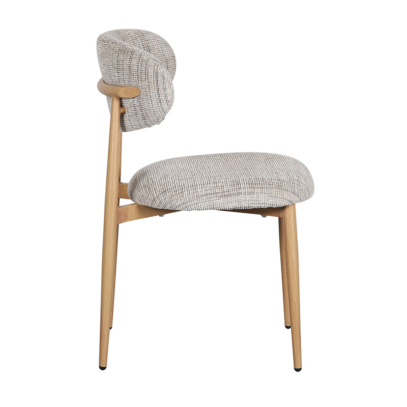 Japandi Koi Eetkamerstoel 2 stuks - Light Oak