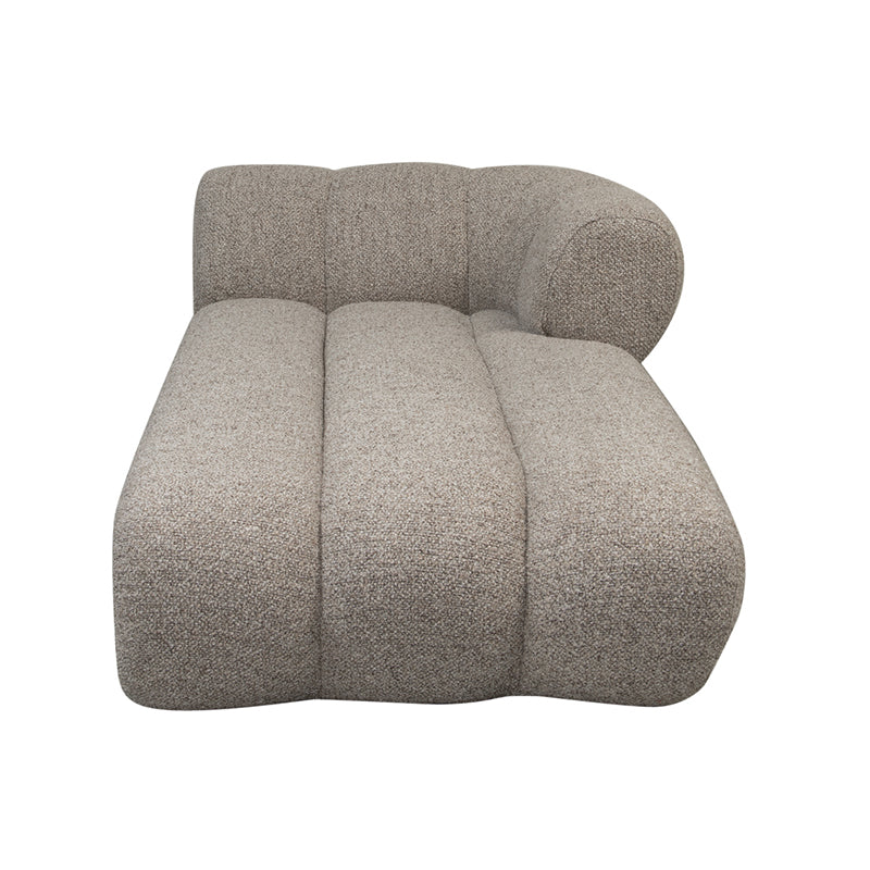 Cocoon Rechter Lounge Sofa Element - Sand Boucle