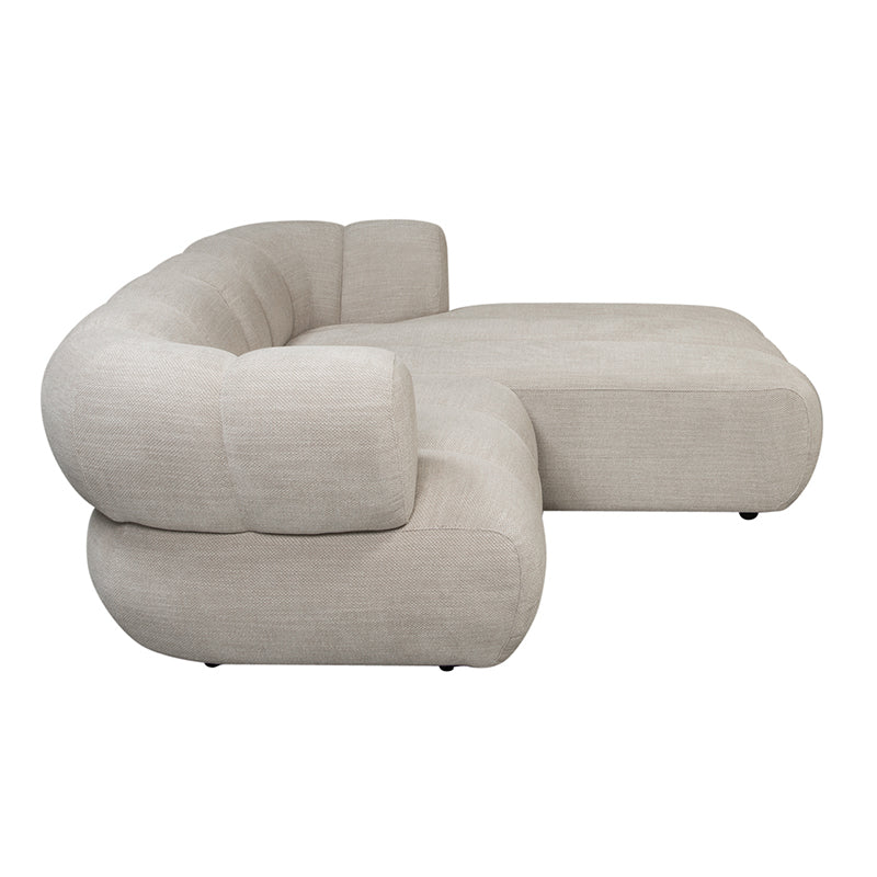 Cocoon 2,5-zitsbank met Lounge Rechts - Beige