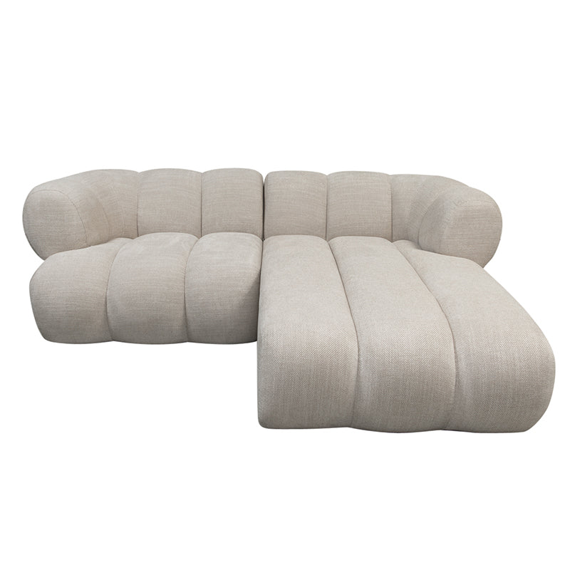 Cocoon 2,5-zitsbank met Lounge Rechts - Beige