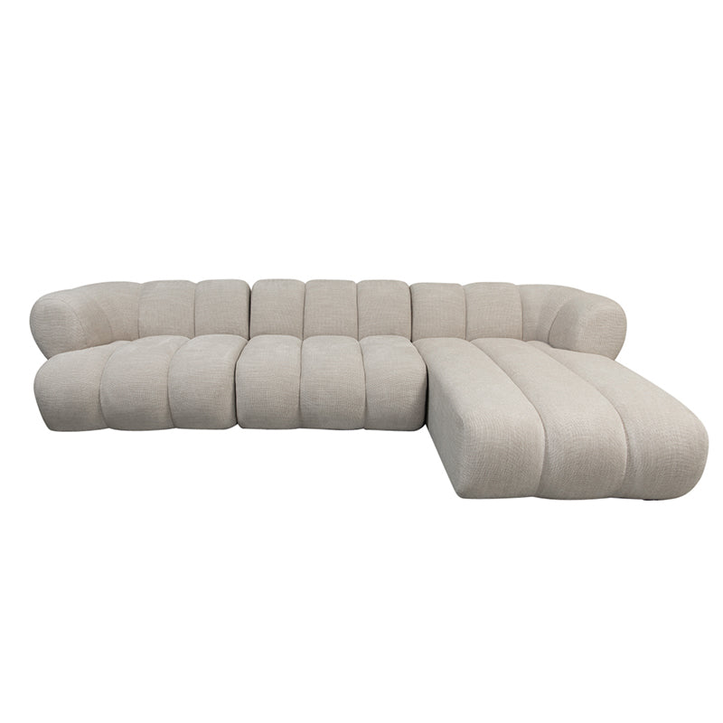 Cocoon 4-zitsbank met Lounge Rechts - Beige