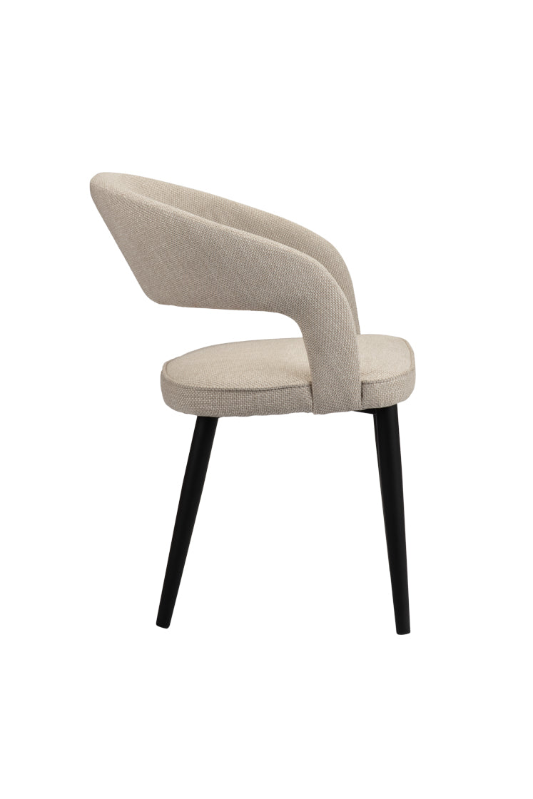 Lulu Eetkamerstoelen 2 stuks - Beige
