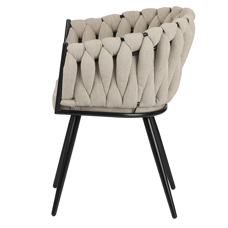 Luma Eetkamerstoel 2 stuks- Beige