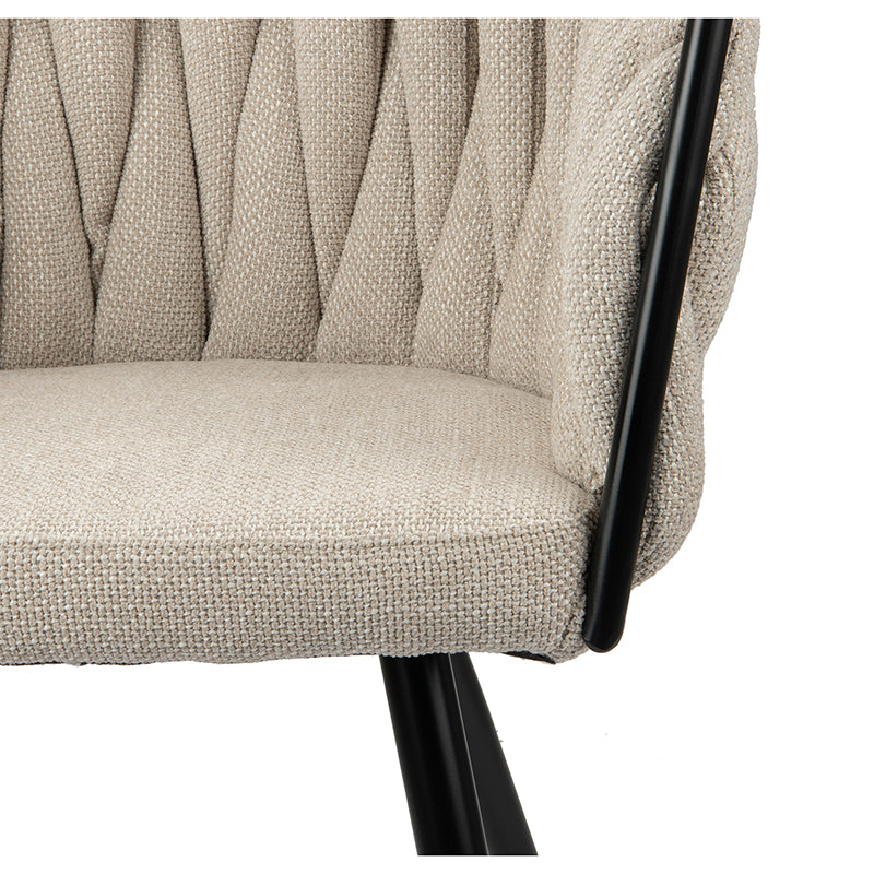 Luma Eetkamerstoel 2 stuks- Beige