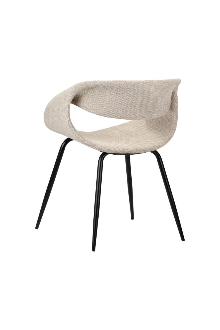 Poppy Eetkamerstoelen 2 stuks - Beige