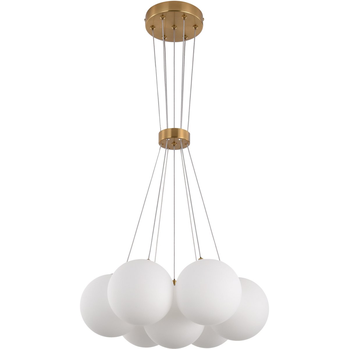 Hanglamp Luna White Gold 7-Licht