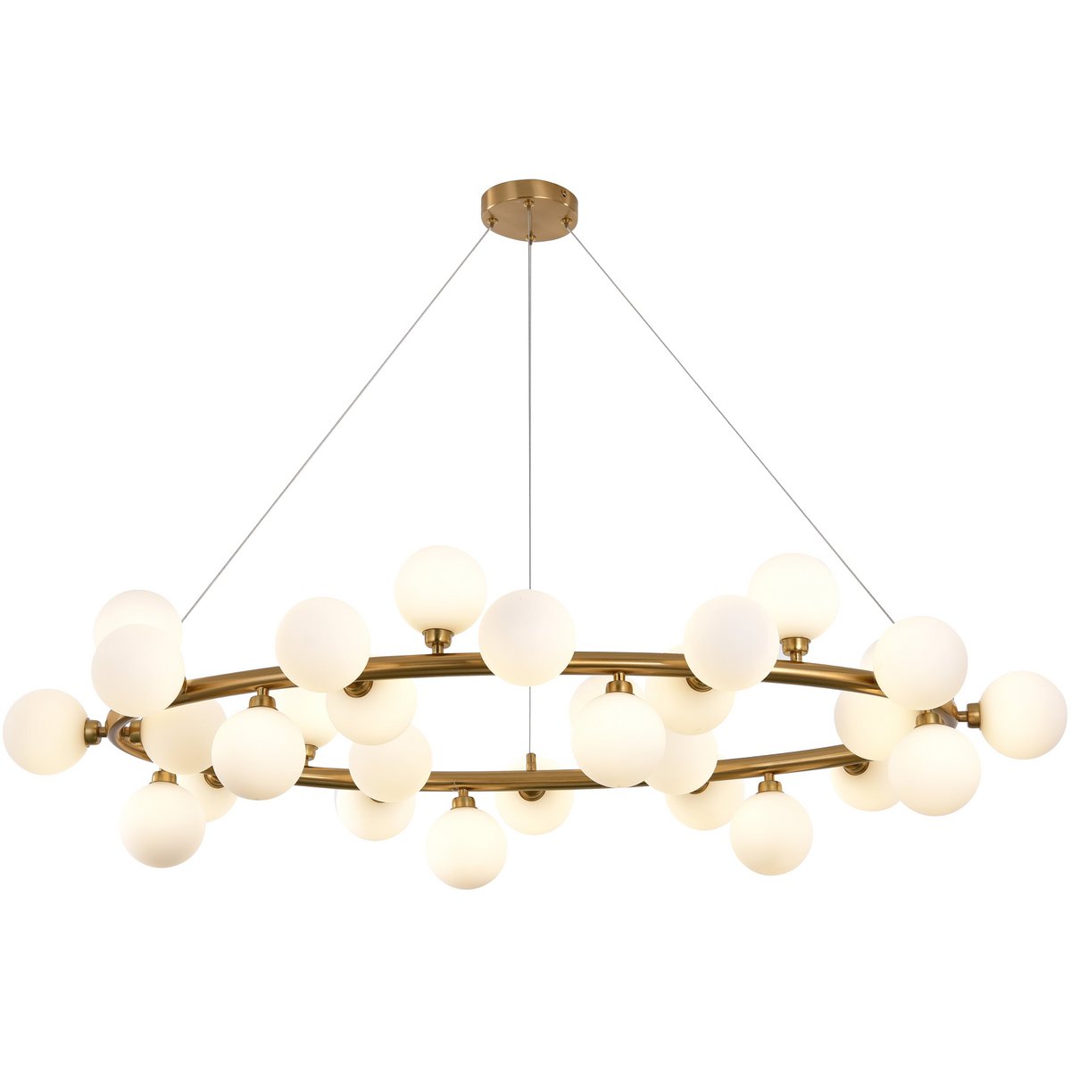 Hanglamp Halo White Gold 100CM