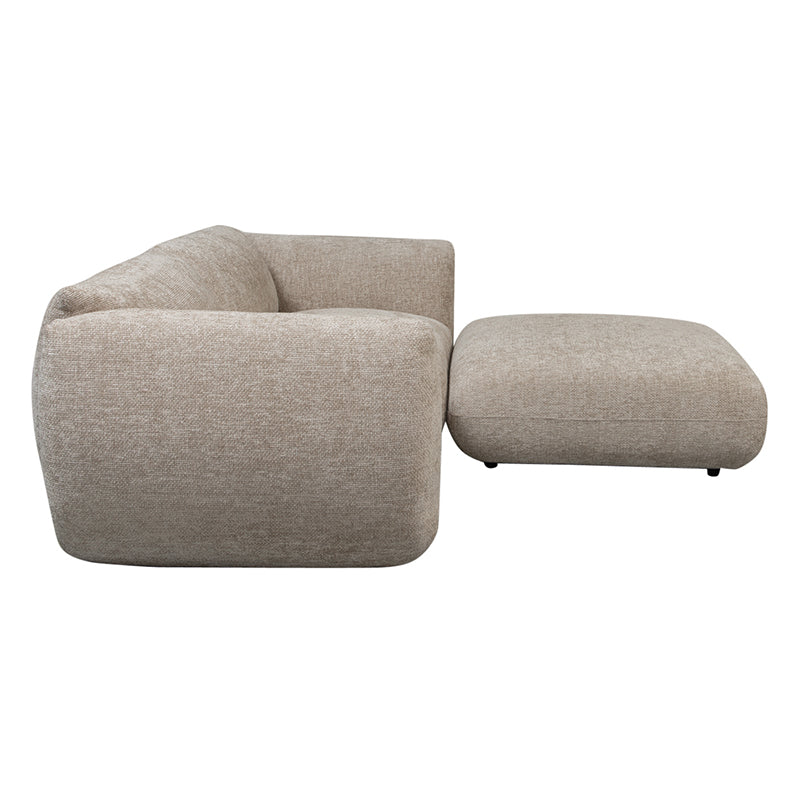 Sofa Serenity 2,5 zits + lounge - Latte