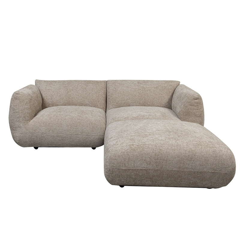 Sofa Serenity 2,5 zits + lounge - Latte