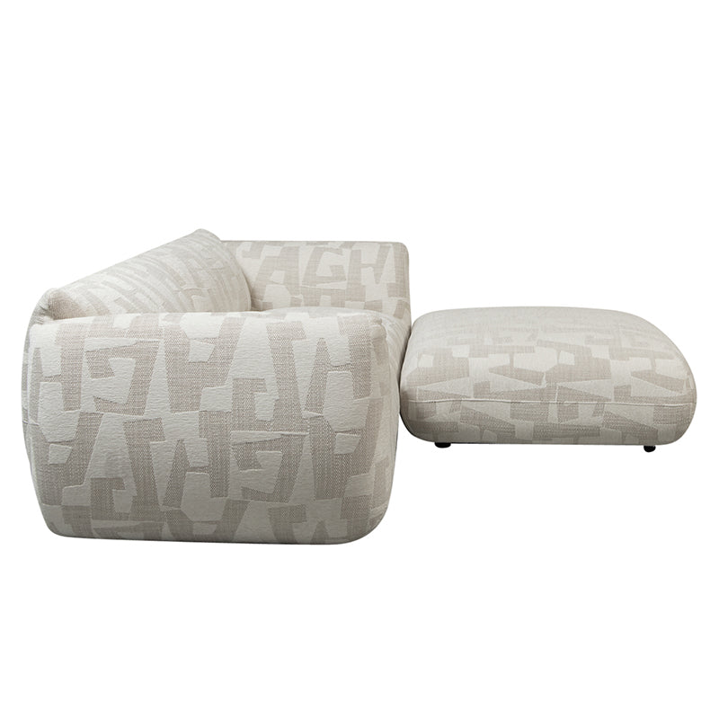 Sofa Serenity 2,5 zits + Lounge - Sand Maze