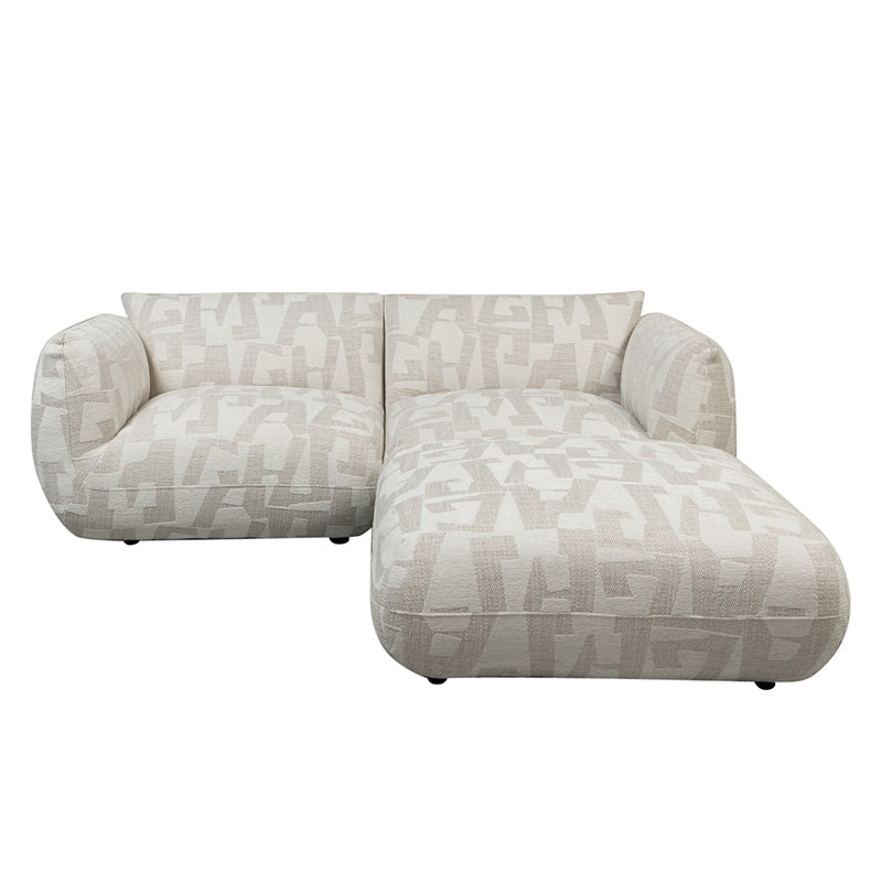 Sofa Serenity 2,5 zits + Lounge - Sand Maze