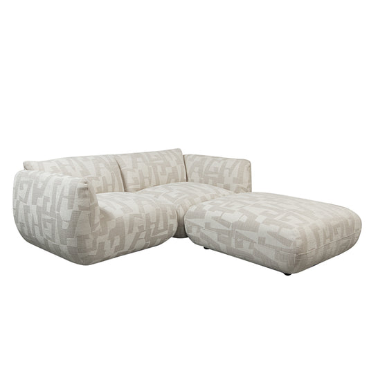 Sofa Serenity 2,5 zits + Lounge - Sand Maze