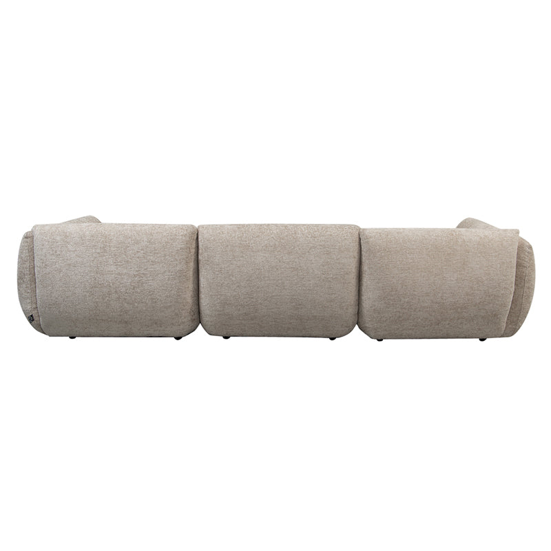 Sofa Serenity 4 zitsbank + Lounge - Latte