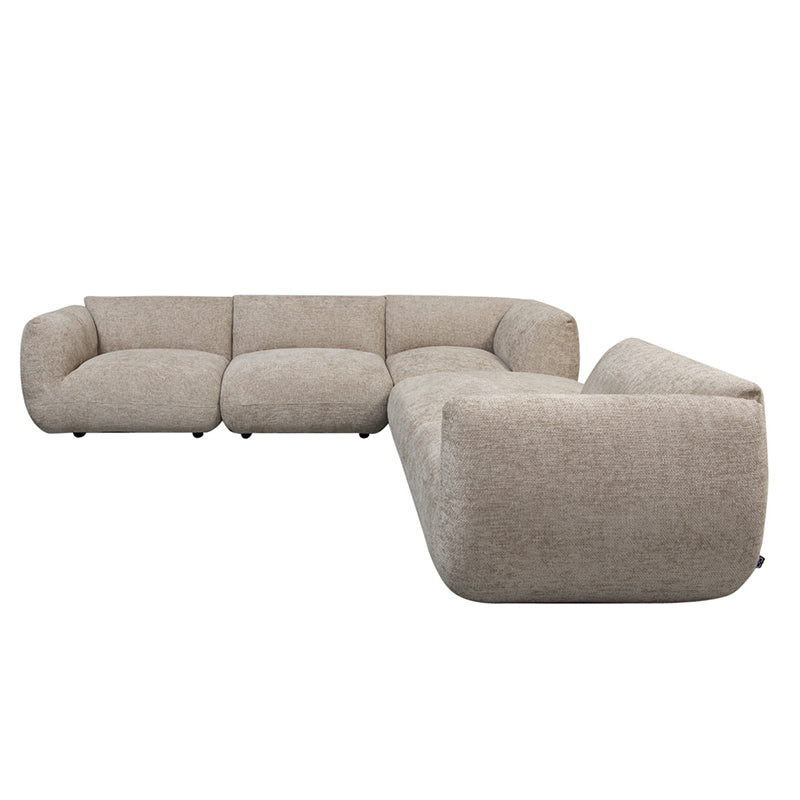 Sofa Serenity 5 zitshoekbank - Latte