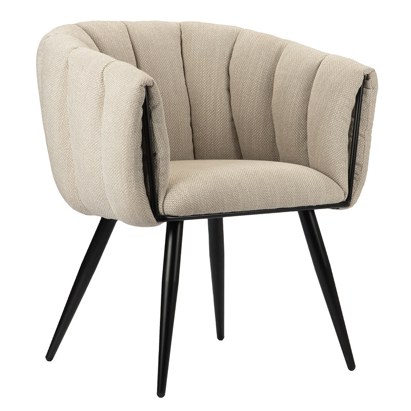 Bloom Eetkamerstoelen 2 stuks - Beige