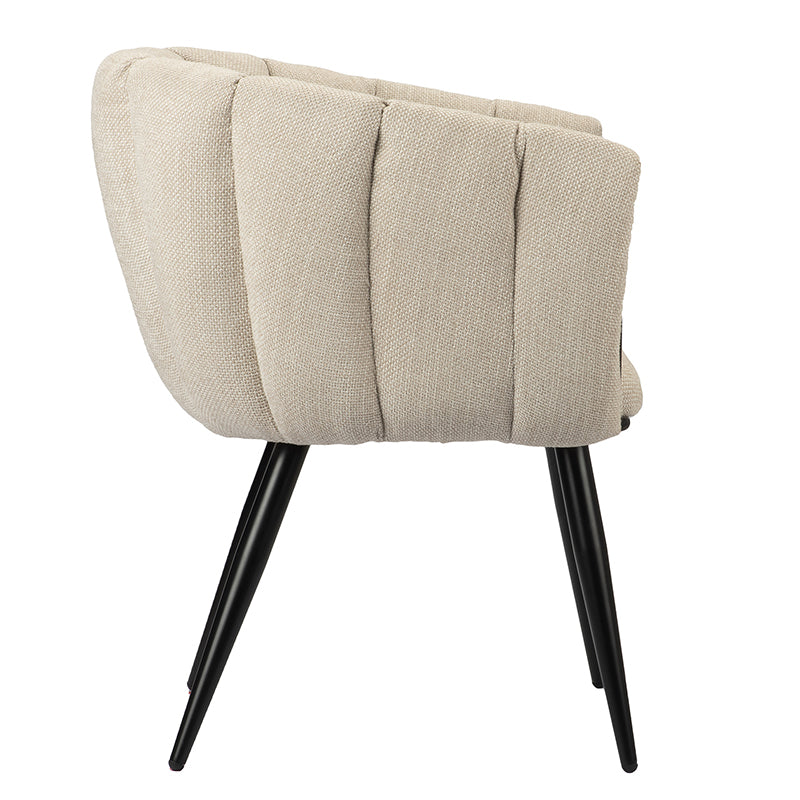 Bloom Eetkamerstoelen 2 stuks - Beige