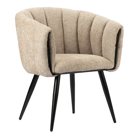 Bloom Eetkamerstoelen 2 stuks - Latte