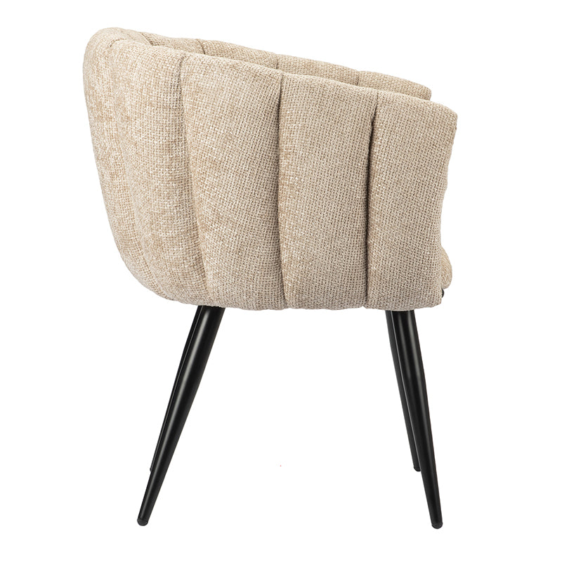 Bloom Eetkamerstoelen 2 stuks - Latte