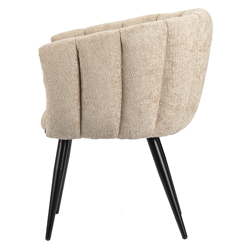 Bloom Eetkamerstoelen 2 stuks - Latte