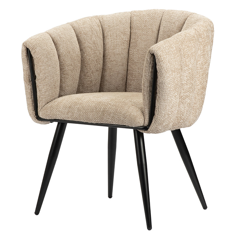 Bloom Eetkamerstoelen 2 stuks - Latte