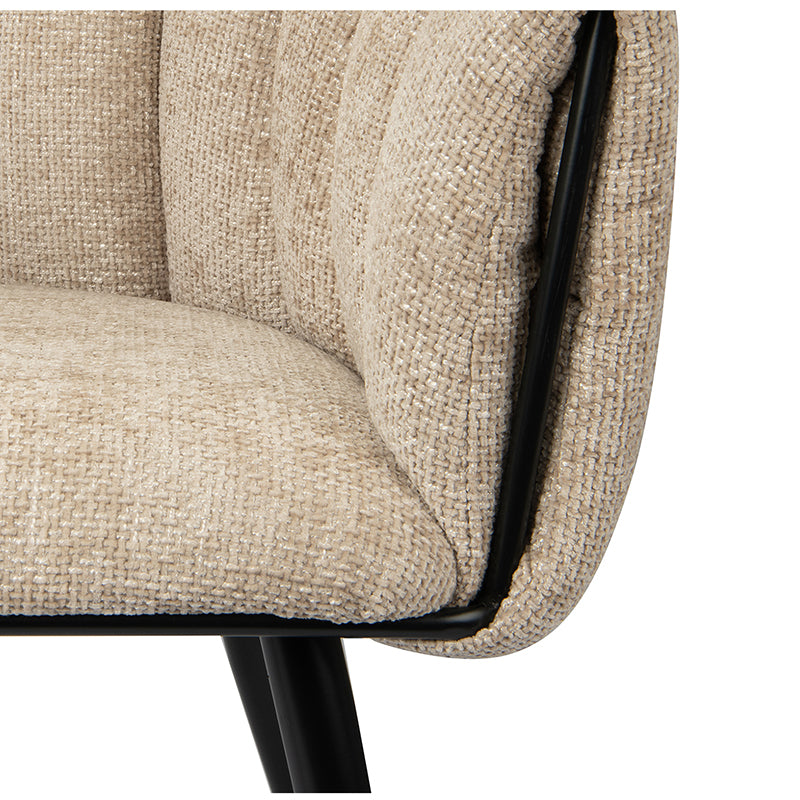 Bloom Eetkamerstoelen 2 stuks - Latte
