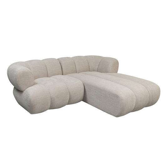 Cocoon 2,5-zitsbank met Lounge Rechts - Beige