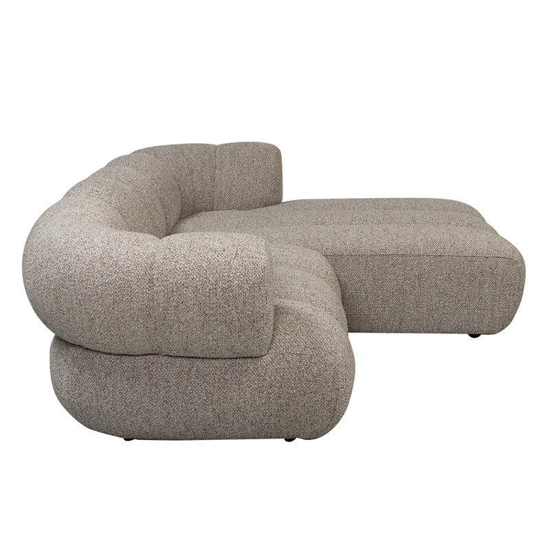 Cocoon 2,5-zitsbank met Lounge Rechts - Sand Boucle