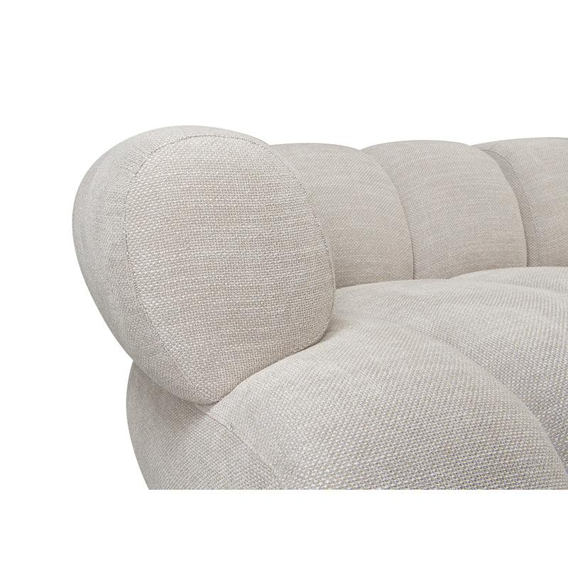 Cocoon 4-zitsbank met Lounge Rechts - Beige