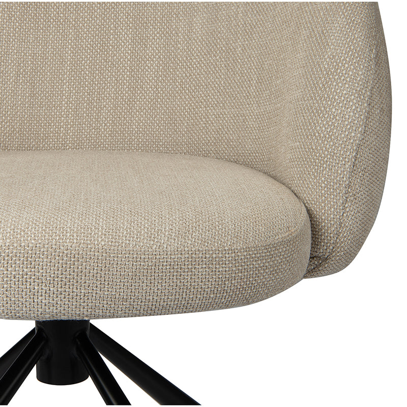 Snug Draaibare Eetkamerstoel - Beige