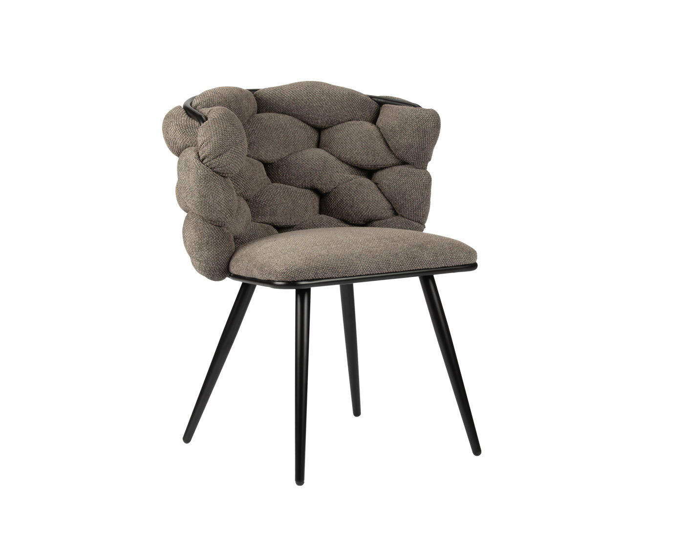 Twist Eetkamerstoel 2 stuks - taupe