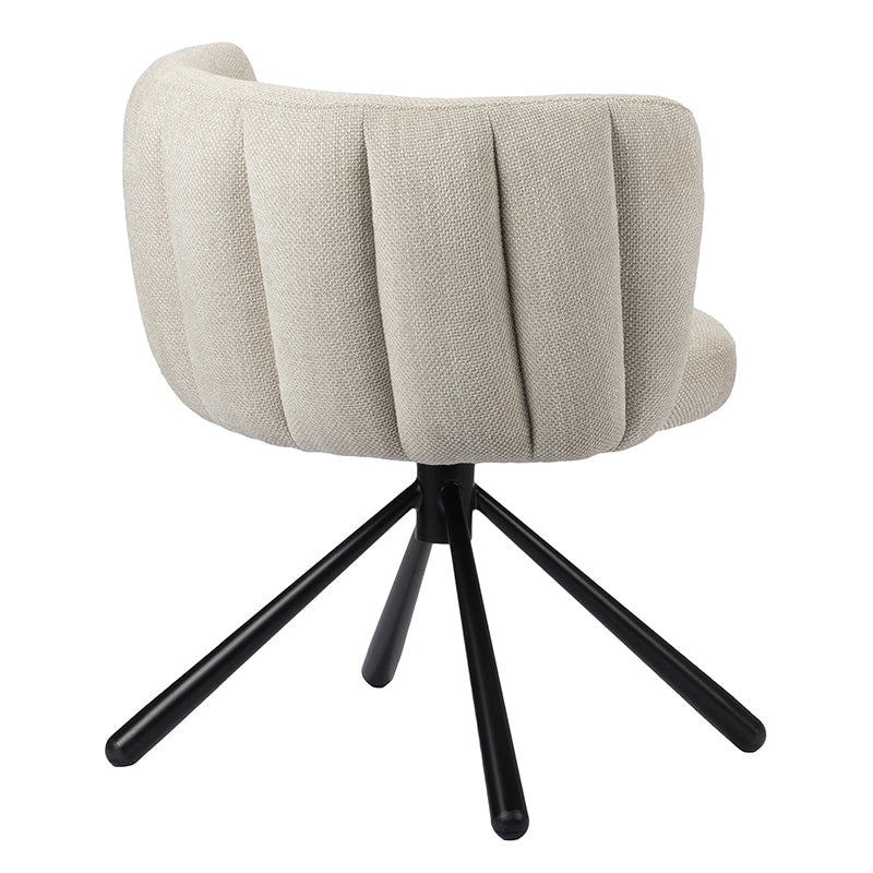Pixie Draaibare Eetkamerstoel - Beige