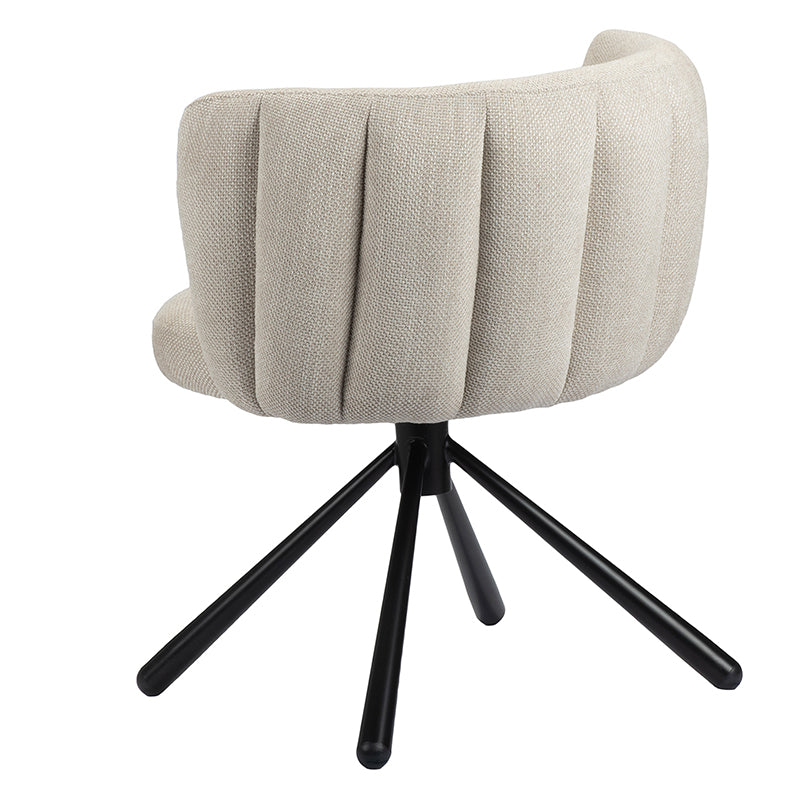 Pixie Draaibare Eetkamerstoel - Beige