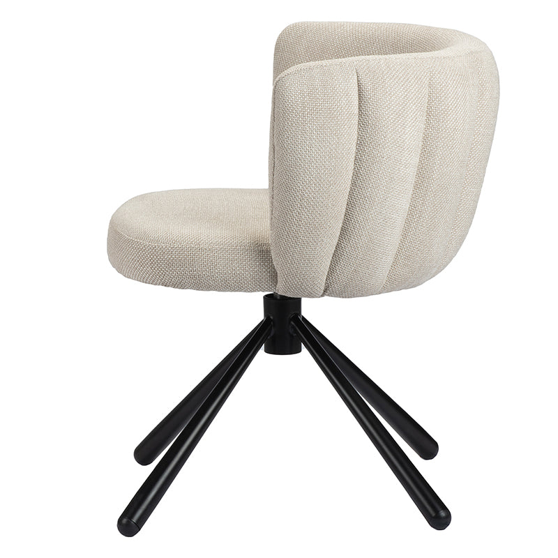 Pixie Draaibare Eetkamerstoel - Beige