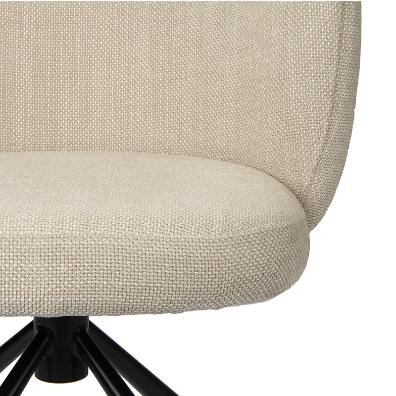 Pixie Draaibare Eetkamerstoel - Beige