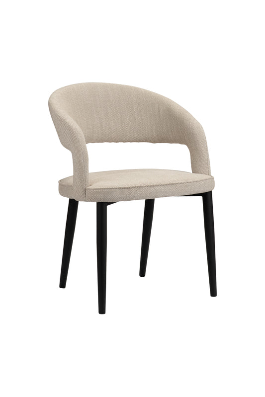 Lulu Eetkamerstoelen 2 stuks - Beige