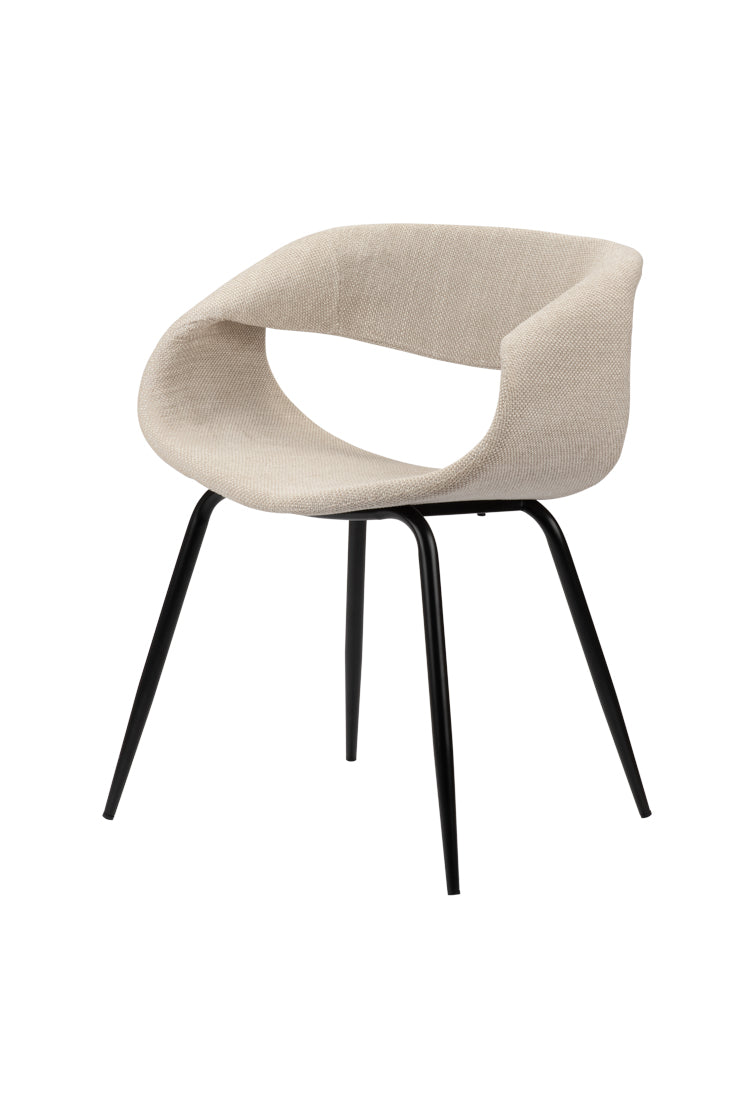 Poppy Eetkamerstoelen 2 stuks - Beige