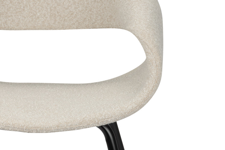 Poppy Eetkamerstoelen 2 stuks - White Pearl