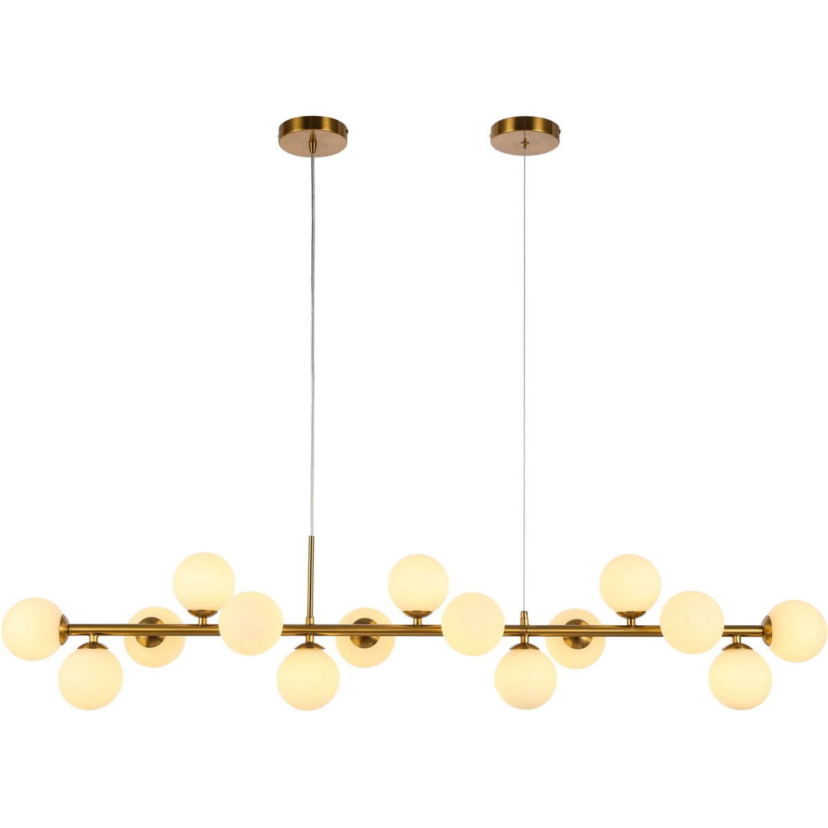 Hanglamp Flow White Gold