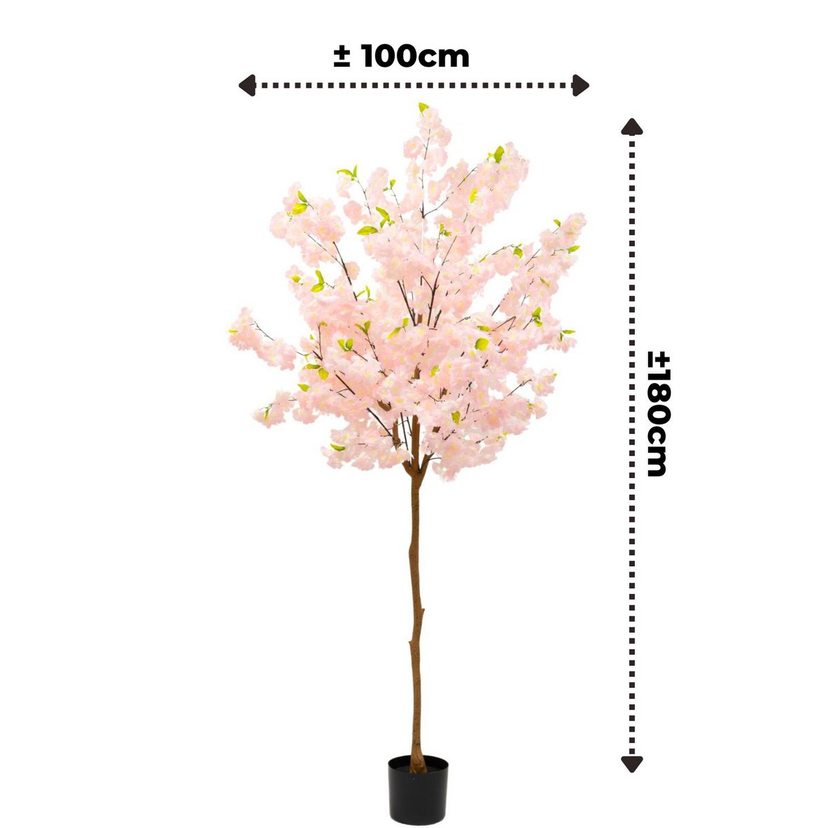 Kunst Kersenbloesem 180cm Roze