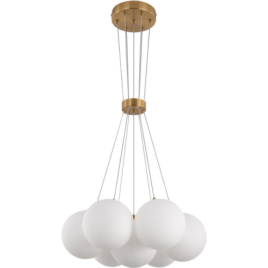 Hanglamp Luna White Gold 7-Licht