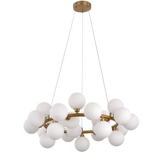 Hanglamp Halo White Gold 69CM