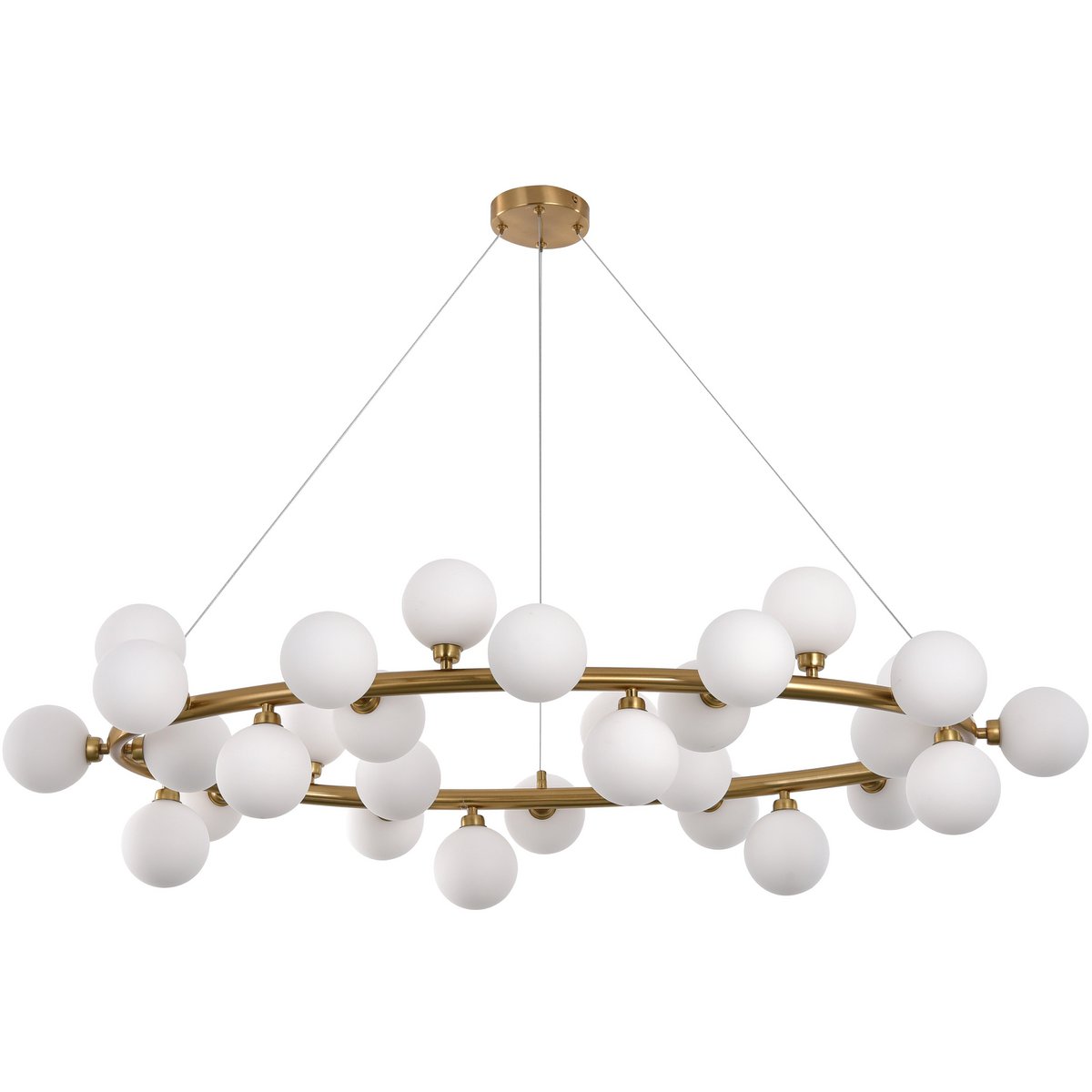 Hanglamp Halo White Gold 100CM